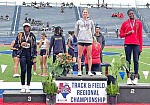 Trinity’s Mariah Lewis finished 3rd place in high jump with a jump of 5 feet 2 at the regional track meet. Courtesy photo