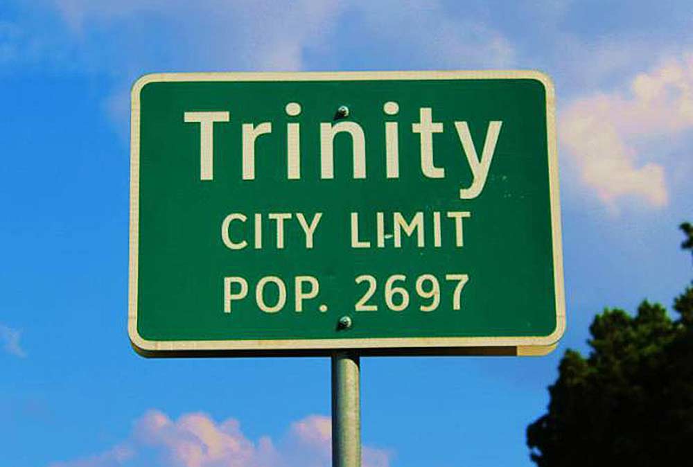 Trinity City Sign