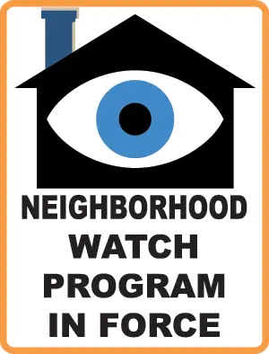 Neighborhood watch graphic