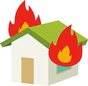 house fire clipart 300