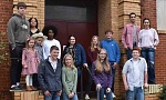 Lovefesst Queen candidates are shown with their escorts: Christina Ray, Cameron Lovelady, Haley Davidson, Travis Cook, Kenya Terry, Tyler Gilchrist, Jayda Sherman and Jacob Sherman. Also pictured are eighth-grade and seventh-grade Princesses Olivia Bennett and Madeline Crawford with escorts Brock Russo and Ejay Baker. Four-year-old Esther Driskell is the Queen’s Train Carrier, and five-year-old Tate McDonald is the Crown Bearer.  Photo by Jan White | HCC