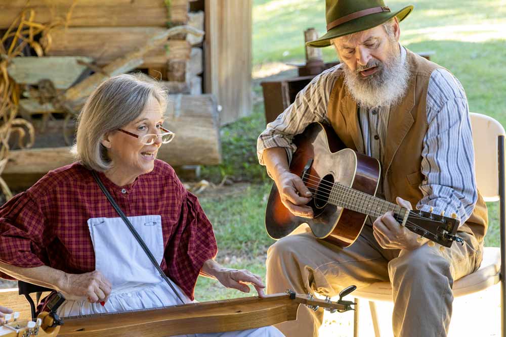 A jam session during the 32nd Annual Heritage Village Museum Harvest Festival. (Jim Powers/Tyler County Booster Photo)