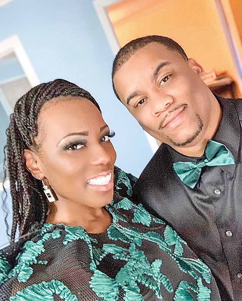 Former Livingston resident Latisha Darden-Taylor (left) and her husband, Billy Taylor. Latisha has her own cosmetic line, Classy Fashion Cosmetics. (Contributed photo)
