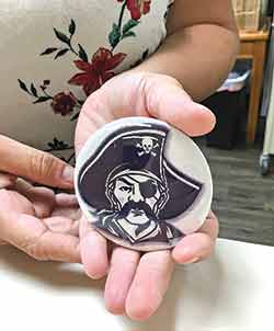 A sample from Shepherd library’s Big Buttons, which will be available at the Wolf Creek car show in October. Courtesy photo
