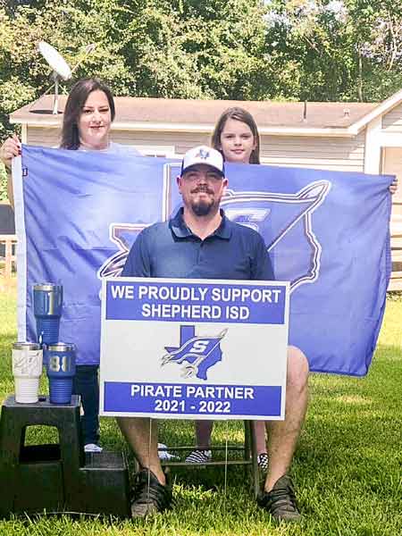 Pirate partners are featured in monthly Shepherd School publications and online. (Courtesy Photo)