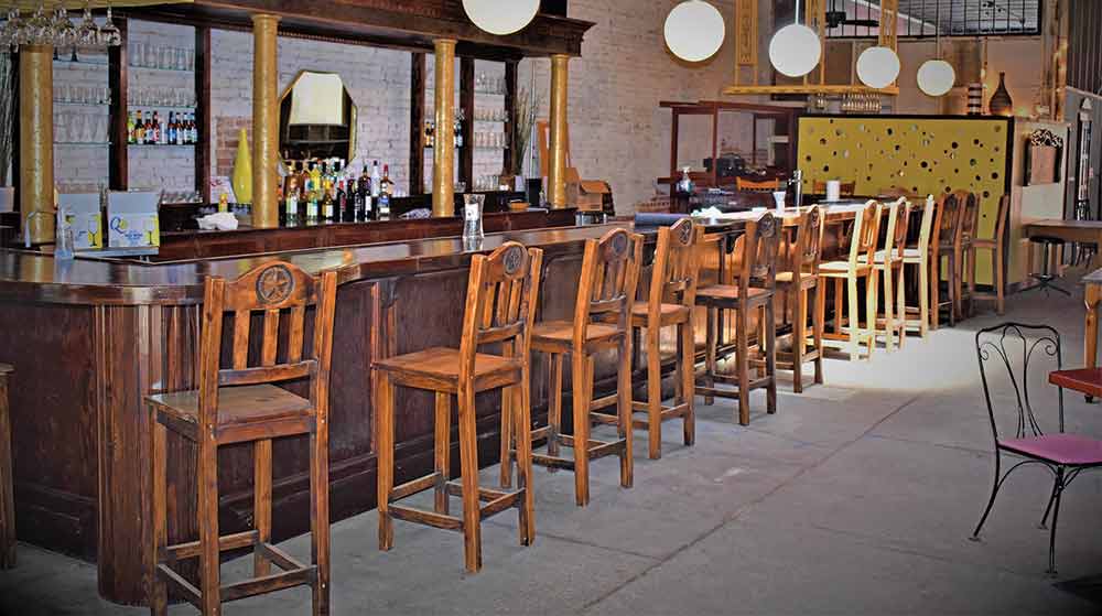 The bar at historic Bear Hall  -Jan White|HCC 