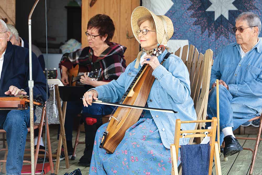 In this Booster file photo from 2019, dulcimer players enjoy a good jam session at the Festival of the Arts. The Southeast Texas Dulcimer Friends group are always a welcome presence to the eyes (and ears) of festival attendees. JIM POWERS | TCB 