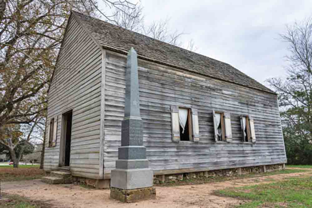 Independence Hall at Washington-on-the-Brazos. Image provided by the author