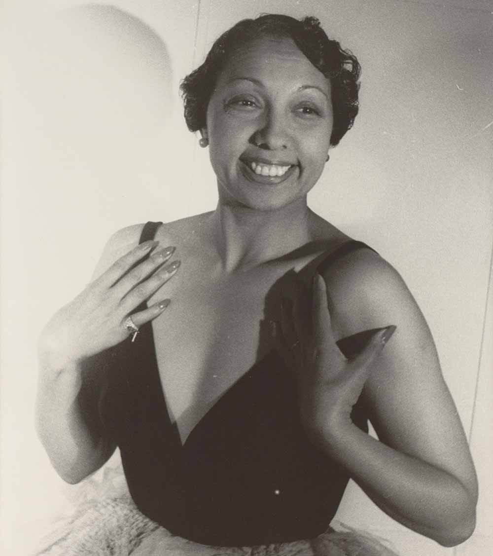 Josephine Baker, circa 1949. Used by Creative Commons License