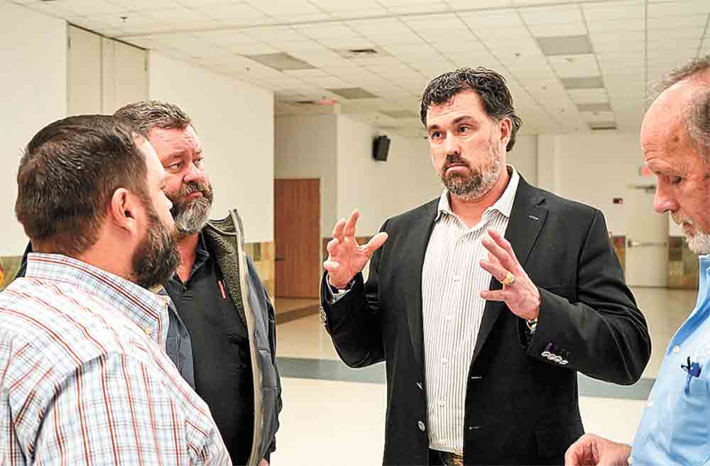 U.S. Rep. Morgan Luttrell tours the Walker County Storm Shelter.  More photos on page 5A. Courtesy photo