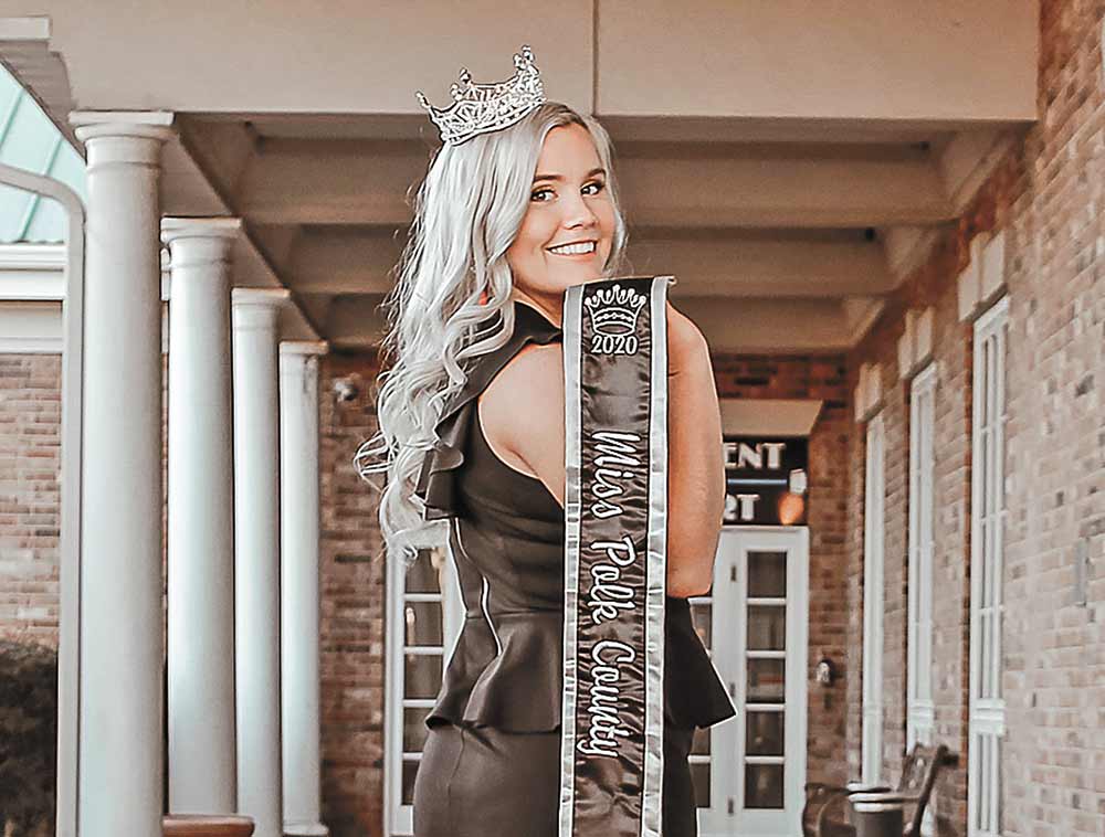 Reigning Miss Polk County Tatum Smith will crown a new Miss Polk County on Saturday.  Courtesy photo