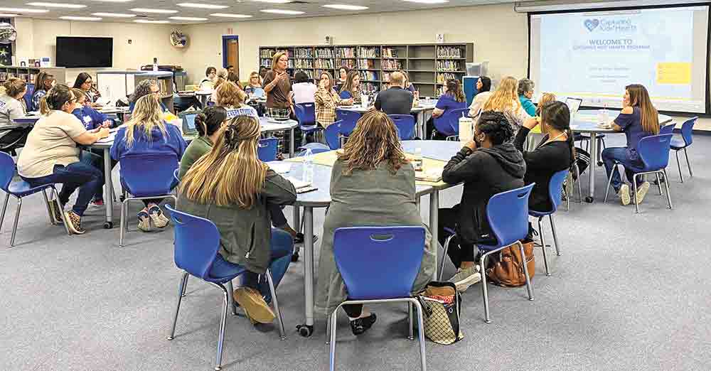 Shepherd ISD staff learn strategies to engage with their students. Courtesy photos