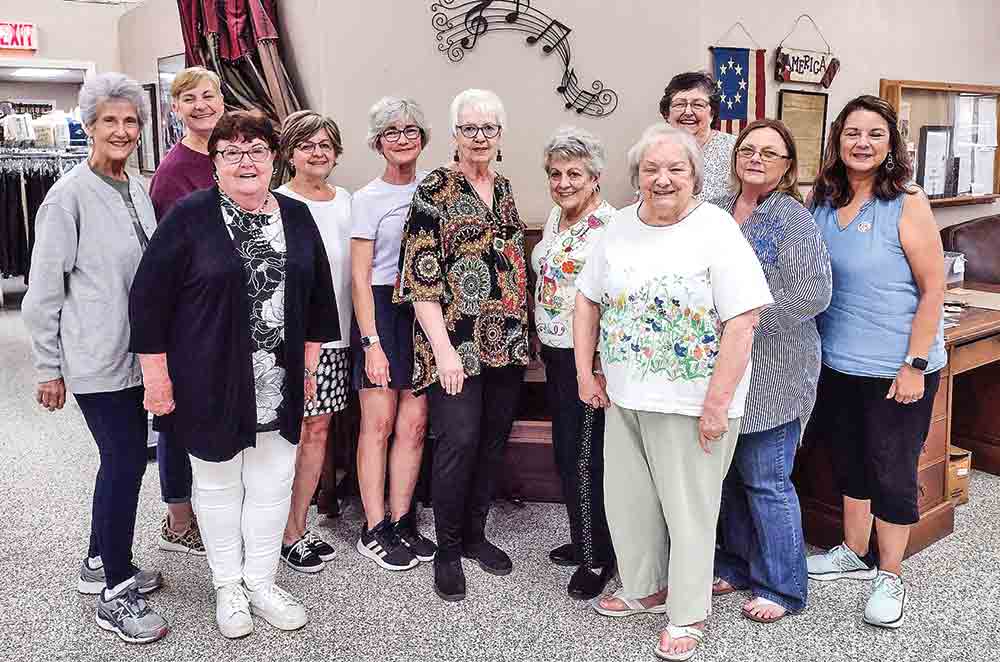 Women’s League board members met at San Jacinto Senior Center in Coldspring.