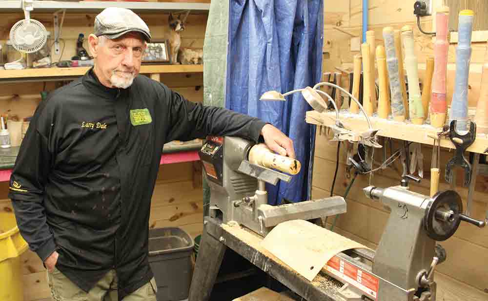 Larry Sonnier in his sanctuary – the lathe room of his shop. CHRIS EDWARDS | TCB 