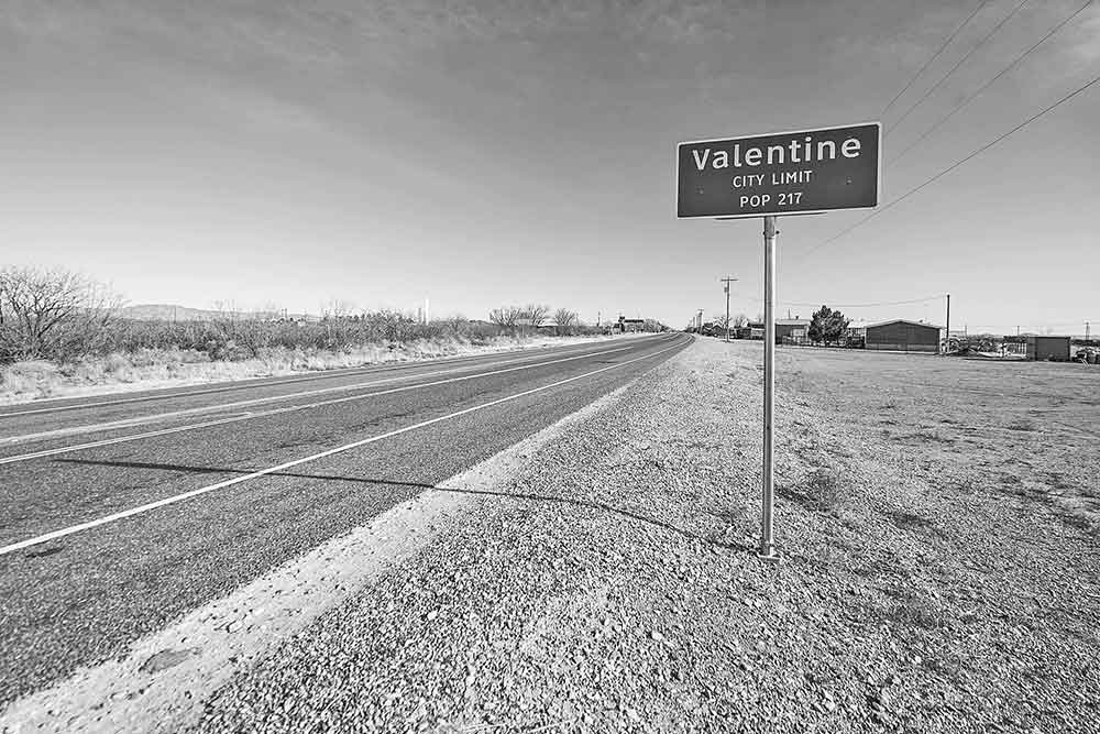Some say the town of Valentine was established in late December of 1881 and named after John Valentine, a shareholder of the Southern Pacific Railroad.
