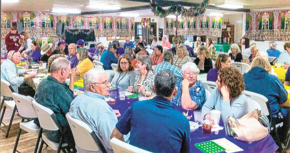 A Fat Tuesday bingo supper was held as a scholarship fundraiser at the Onalaska First United Methodist Church. Courtesy photos