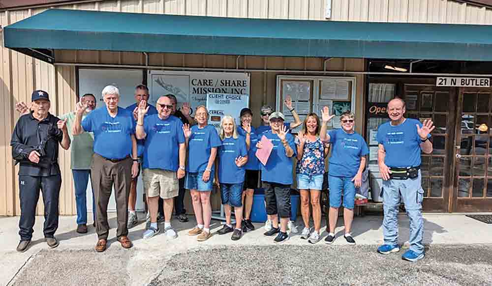 The Care Share Food Pantry volunteers will be celebrating the organization’s 40 years of service in October. Courtesy photo