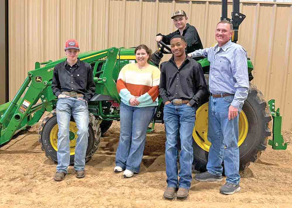 The Shepherd High School FFA group won first in a recent Tractor Tech event. 