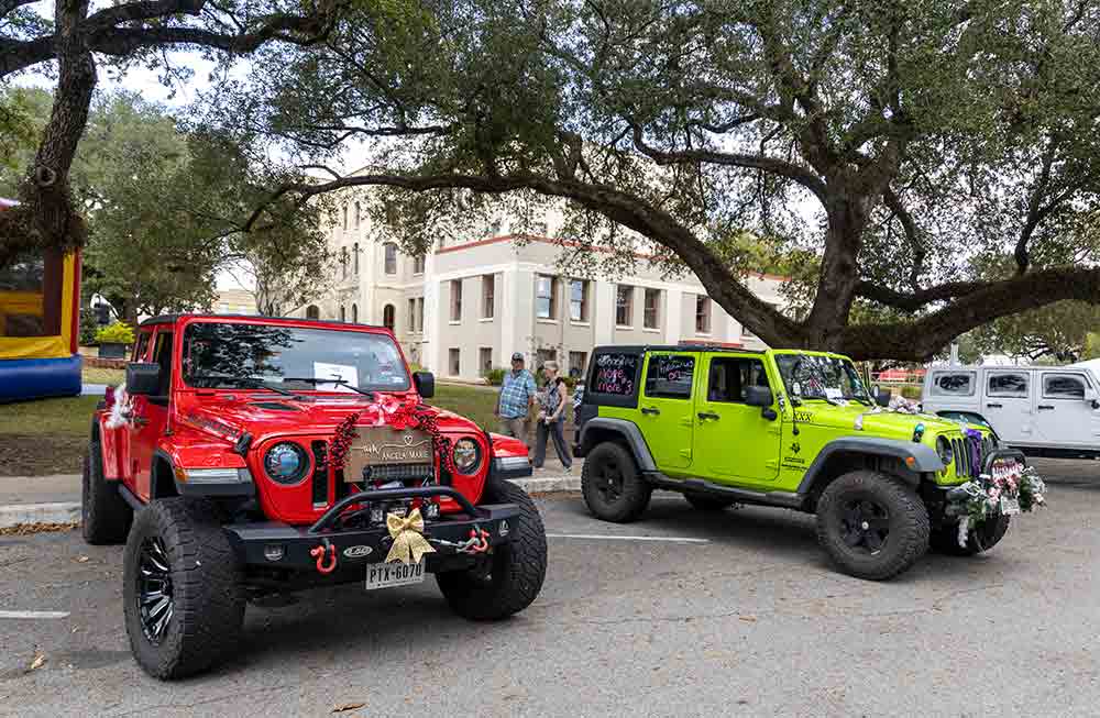 Jeeps will be on display as part of the Chamber’s “Jolly Jeep Jingle” event during Christmas in Tyler County.  BOOSTER FILE PHOTO | JIM POWERS