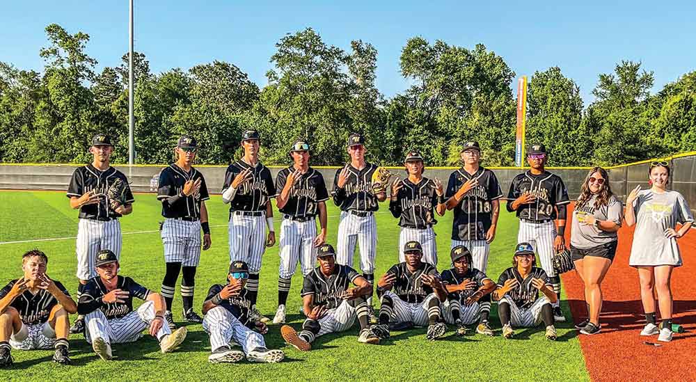 The Woodville Eagles: Area champs following a win against Tarkington. Photo courtesy of Angie Moses 